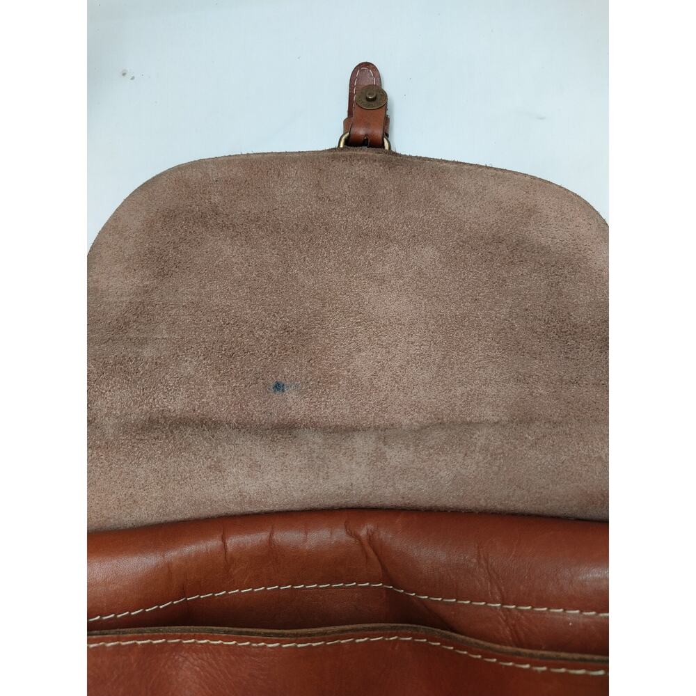 Patricia Nash Brown Leather Buckle Flap Closure Crossbody Bag - Picture 13 of 16